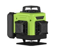 Laser Distance Measure, Laser Level Self-Leveling Horizontal Vertical Cross Nivel 16-line Green Light Rechargeable Home Improvement Tools