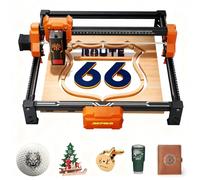 Laser Engraver,ACMER Laser Engraver Machine S2 12W Higher Accuracy Laser Cutter and Engraving Machine with Working Area 300x300mm,0.08mm Laser Spot, Class 1 Laser Machine for Wood Acrylic Metal Glass