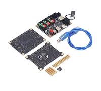 Laser Engraver Motherboard, Functional 520KByte RAM Built-in WiFi 32bit 8192KBytes Flash Support LCD Laser Engraver Control Board for DIY (Motherboard and Protective Case)