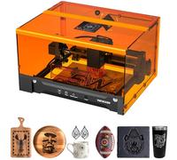 Laser Engraving Machine, L2 Flex 5.5 W with Housing Laser Engraver Included, High Precision Laser Engraving and Cutting Wood, Metal and Glass Suitable for Beginners (Class 1, 5500mW)