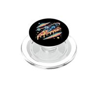 Laser Eyes Pizza Surfer Cat Retro Vaporwave Space PopSockets PopGrip for MagSafe