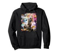 Laser Eyes Space Bearded Dragon Cat Llama Dinosaur Pullover Hoodie