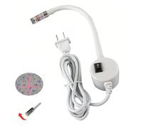 Laser Guide for Sewing Machines - Adjustable Dot/Straight Line/Crosshair Projection Quilting Light, Precision Alignment Tool with 360° Positioning for Embroidery Patchwork (Red,Cross style)