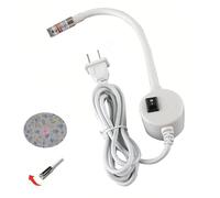 Laser Guide for Sewing Machines - Adjustable Dot/Straight Line/Crosshair Projection Quilting Light, Precision Alignment Tool with 360° Positioning for Embroidery Patchwork (Red,Dot style)