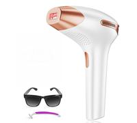Laser Hair Removal Device, 21J Energy Output IPL Hair Removal Device with 9 Energy Levels, 600-1200NM Efficient Facial Hair Removal for Women Men Home Use - 999,900 Flashes