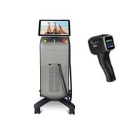 Laser Hair Removal Device with 755nm 808nm 1064nm 3-Wave Technology, Professional Titanium Laser Epilator for Permanent Hair Reduction, Painless At-Home Hair Removal Machine for Women & Men, Full Body