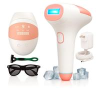 Laser Hair Removal for Women and Men, IPL with Sapphire Ice-Cooling System for Nearly Painless And Long-Lasting Result At-Home Permanent Hair Removal Device 999999 Flashes for Whole Body Use