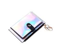 Laser Holographic Wallet Women Small Purse Female Clutch Bag Women Wallets Purses Portfel Zip Phone Pocket Carteras(Silver)