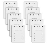 Laser & Inkjet Printer Cleaning Sheet, Reusable 8.5 x 11 Inch Letter Size Printer Cleaner Paper for Computer Scanner Copier Fax Roller Cleaning Sheet Kit - 10 Sheets