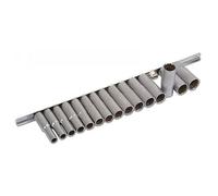 Laser Laser 3660 15 Piece 1/2" Deep Bi-Hex Socket Set 10 - 24mm