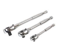Laser Laser 6421 3 Piece 1/4'' / 3/8'' / 1/2'' Drive Ratchet Set