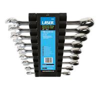 Laser Laser 6699 9 piece Imperial Ratchet Combination Spanner Set