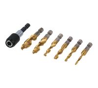 Laser Laser 8405 7 piece Combination Drill & Tap Bit Set