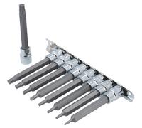 Laser 8482 Long Series Torx Plus® Socket Bit Set 3/8 "D 9pc