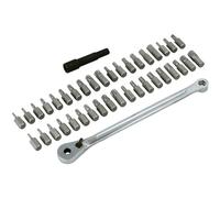 Laser 8770 40 piece Low Profile Ratchet & Bit Set