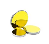 Laser Lens,Cutter Focus Focal 3Pcs Si Reflective Mirror for Engraving Gold-Plated Silicon Reflector Lenses Dia.19 20 25 30 38.1 Mm(30mm)