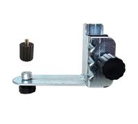 Laser Level Bracket Adjustable 1/4" and 5/8" Mount Adapter Line Laser Positioning Base for Telescoping Pole for Rotary and Line Laser Levels