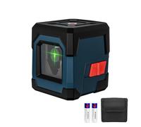 Laser Level,RockSeed Green Cross Laser Level Horizontal and Vertical Line Rotatable 360 Degree Self Levelling Laser Level with Manual/Self-Leveling Mode Carrying Pouch,Battery Included