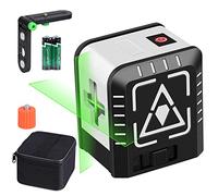Laser Level, XRCLIF Self-Leveling Cross Lazer Levels, Green Laser Spirit Level with Flexible Magnetic Base, 2 Lines IP54 Horizontal/Vertical Lazer Level, Green (2X Batteries & Pouch Included)