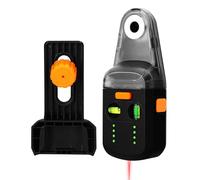 Laser Leveler Tool, 4-in-1 Wall Level with Line Laser/Drill Dust Collector/Electronic Vacuum Suction Cup and Wall Bracket, Rechargeable Level for Picture Hanging, Home DIY Construction