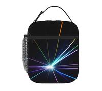 Laser Light Print Lunch Bag for Office Work Picnic Insulated Lunch Box Reusable Lunchbox Bag for Adults