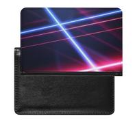 Laser Line Passport Cover Protector Rfid Blocking Passport Holder Id Card Holder Secure Travel Wallet Organizer for Passport Tickets Credit Cards, style, One Size