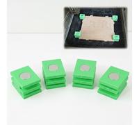 Laser Magnetic Standoff Riser for Honeycomb Bed, 4-Pack Magnetic Laser Risers for 0.125", 0.25", 3mm, 6mm, Essential Laser Engraver Accessory, Flashback Reducer