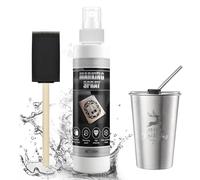 Laser Marking Spray, Laser Marking Fluid, 150ml Laser Marking Powder Suitable for CO2 Laser Engraver for Metal for Laser Engraving of Various Metals, Fast Drying Speed, High Whiteness