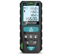 Laser Distance Meter 50M/165ft，Handle Digital IP54 Shockproof Laser Measure UK