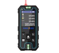 Laser Measure 50M, RockSeed Portable HD IPS Screen Laser Distance Meter | Color LCD Display, Accuracy: ±1.5mm, Reaction time: 0.2s, 5 UNITS Conversion, IP54