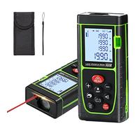 Laser Measure Device, laser pen with M/In/Ft Unit Electronic Digital Lazer Measurement Tool, Measuring range 100m Error ±3mm, with Angle Sensor, Backlit Led, IP54 Waterproof, for Design, Surveying