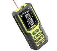 Laser Measure, LASGOO 100m/328ft Laser Measurement Tool, Laser Distance Meter with Angle Sensor, Ft/In/M Units, LCD Backlit Display, Length/Area/Volume/Pythagorean Mode, Battery Included