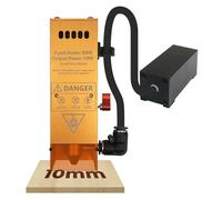 Laser Module Kit Professional CNC Laser Engraving Head Dual Ultra-Fine Compressed Spot Equipped with Air Assist System and Eye Protection Device Compatible with Engravers 12V/24V Power Supply