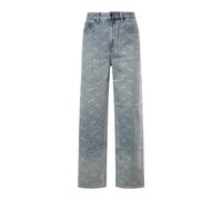 Laser Monogram Denim Jean - male - PUMA - Straight Fit Jeans - Blue - W32 - Jeans W32