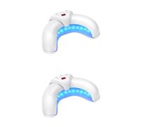 Laser Nail Cleaning and Maintenance Device,Nail Dryer LED Nail Lamp Foldable UV Lamp Dryer Machine for Toenail Diseases, Nail Fungus, Phototherapy Device and Laser Nail Fungus for Home (2pcs)
