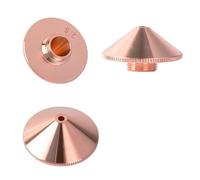 Laser Nozzle for Fiber Laser Cutting Head, Single Layer & High-Speed Double Layer Types, Fits D28 D32 with M11/M14 H15, Caliber 1.0 2.0 3.0 4.0 5.0mm D28-M11_5pcs Double:1.4mm