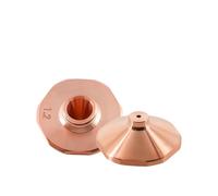 Laser Nozzle Laser Nozzle Dia28mm Single Double Layer Chrome Caliber 1.0-5.0 for Fiber Cutting Machine Head Parts Conusmables(4.5mm,Single,1PCS)