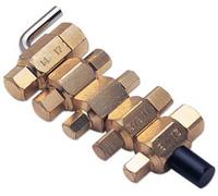 LASER Oil Drain Plug Set Of Socket Wrench Inserts Drain Plug Key Set 5 Pieces