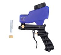 Laser Paint Removal Tool, Portable Sand Blaster Replaceable Steel Nozzle Air Compressor for Remove Paint, Stains, Rust Surfaces (Blue)