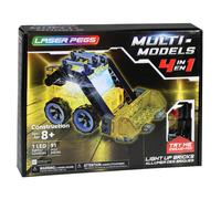 Laser Pegs Multi Models 4 in 1 Construction 1 LED Brick 91 Pieces