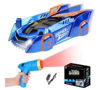 Laser Remote Control Cars, Rechargeable Wall Climbing Race RC Car for Kids, Zero Gravity Laser Control Sport Cars with LED Lights Christmas Thanksgiving Birthday Stunt Gifts for Kids Adults Teens Blue