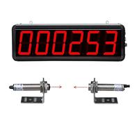 Laser Sensor Counter Up to 999999 for Conveyor Belts & Production Lines Accurate Measurement Tool