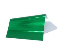 Laser Silver 8 x 15cm 50 Sheets Hot Stamping Foil Paper Transfer Laminator Foil for Hard Box and Plastic Material(50pcs-Green)