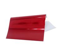 Laser Silver 8 x 15cm 50 Sheets Hot Stamping Foil Paper Transfer Laminator Foil for Hard Box and Plastic Material(50pcs-red)