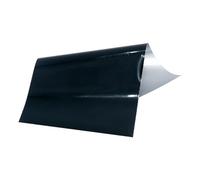 Laser Silver 8 x 15cm 50 Sheets Hot Stamping Foil Paper Transfer Laminator Foil for Hard Box and Plastic Material(50pcs-Black)