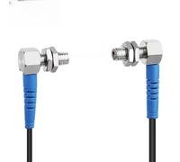 Laser Switch Sensor Probe Through-Beam M6 M8 NPN PNP NO NC J8X-D20NK Visible Red Light 12-24V DC 0-20m Sensing(J6T-D20PB)