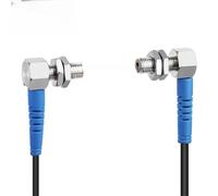 Laser Switch Sensor Probe Through-Beam M6 M8 NPN PNP NO NC J8X-D20NK Visible Red Light 12-24V DC 0-20m Sensing(J6T-D20NK)
