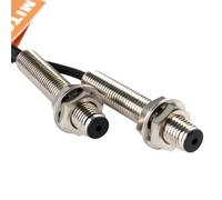 Laser Switch Sensor Probe Through-Beam M6 M8 NPN PNP NO NC J8X-D20NK Visible Red Light 12-24V DC 0-20m Sensing(J6T-D20PK)