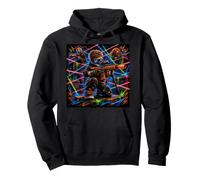 Laser Tag Player Cool Kid Squad Lasertag Team Birthday Party Pullover Hoodie