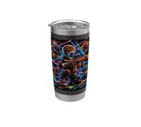 Laser Tag Player Cool Kid Squad Lasertag Team Birthday Party Stainless Steel Insulated Tumbler